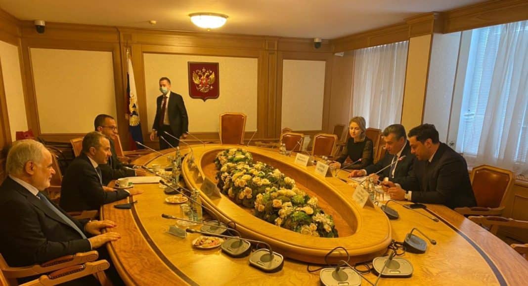 Gébran Bassil depuis Moscou. Source Photo: Twitter