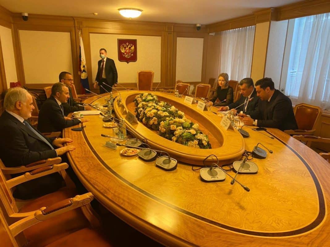 Gébran Bassil depuis Moscou. Source Photo: Twitter