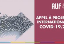 Appel à projets AUF-COVID19: 1,2 million d’euros pour soutenir 56 projets de recherche dans 37 pays parmi lesquels 6 projets au Moyen-Orient dont 4 au Liban