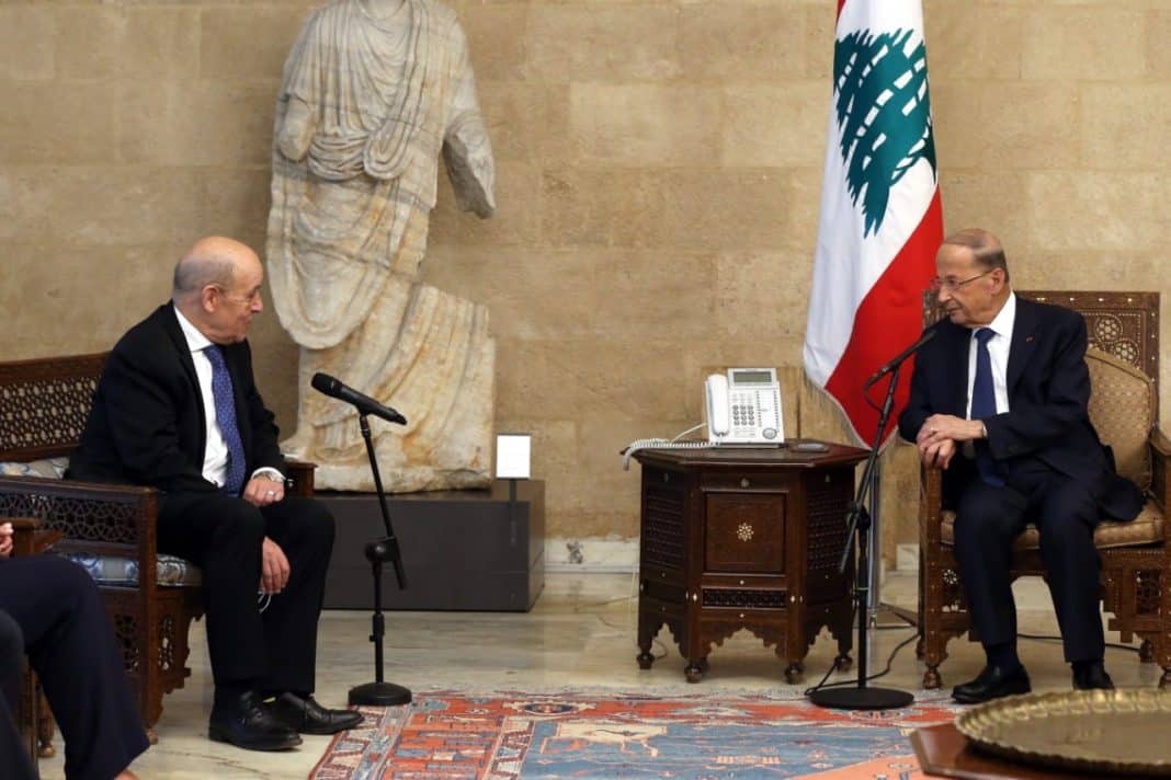 Jean-Yves le Drian begins his visit to Lebanon