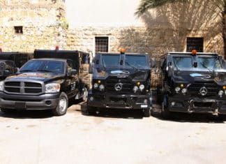 Judge Ghada Aoun searches a cash transport company