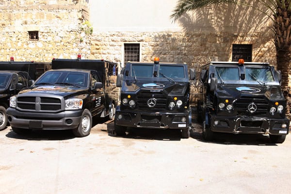 Judge Ghada Aoun searches a cash transport company Judge Ghada Aoun searches a cash transport company