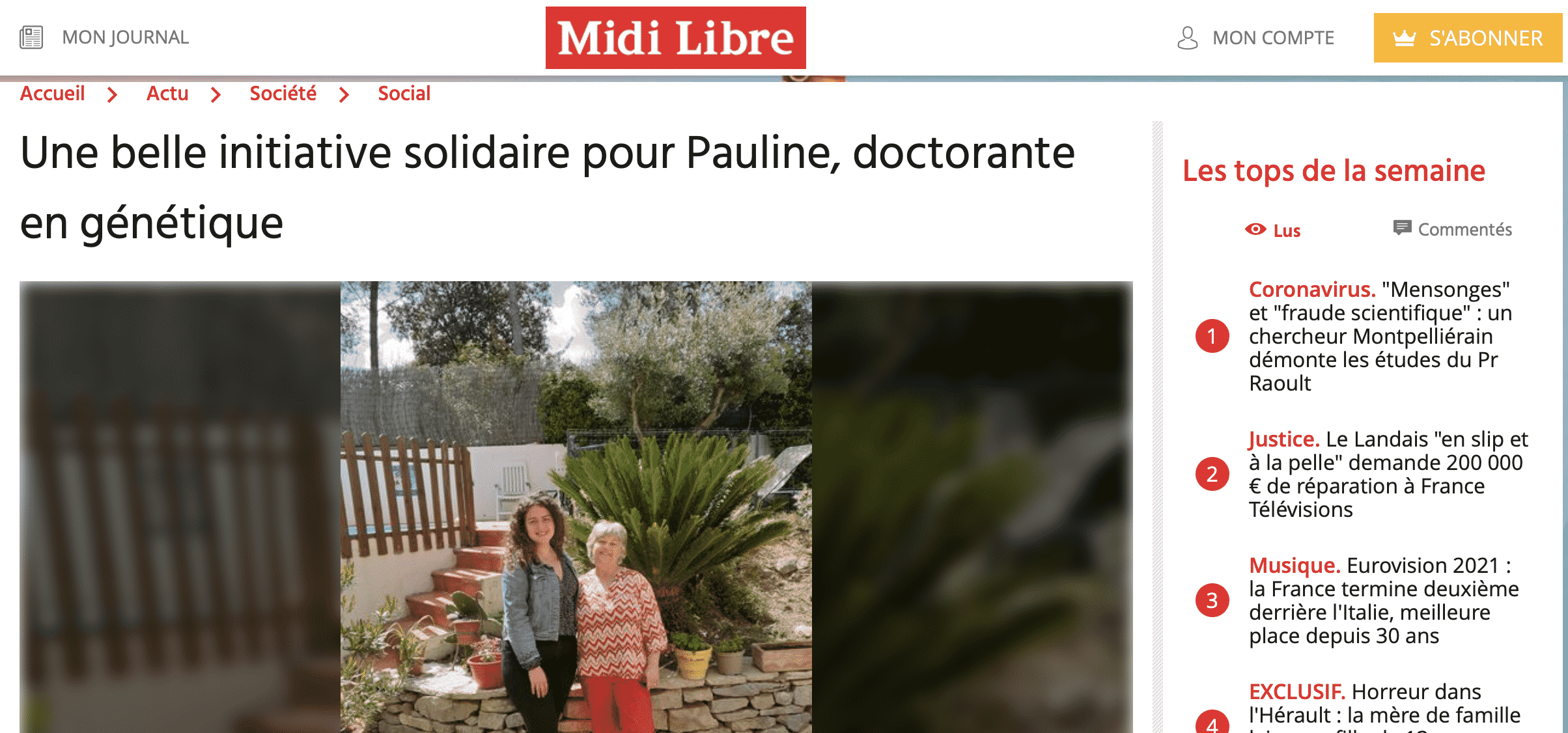 Un beau geste envers une étudiante libanaise de l'étranger