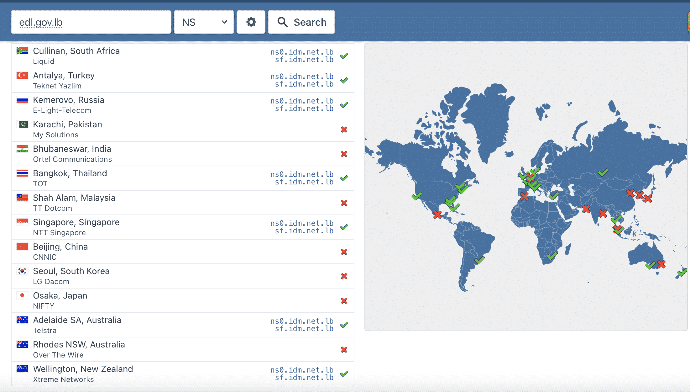 Denial of service operations target certain government sites