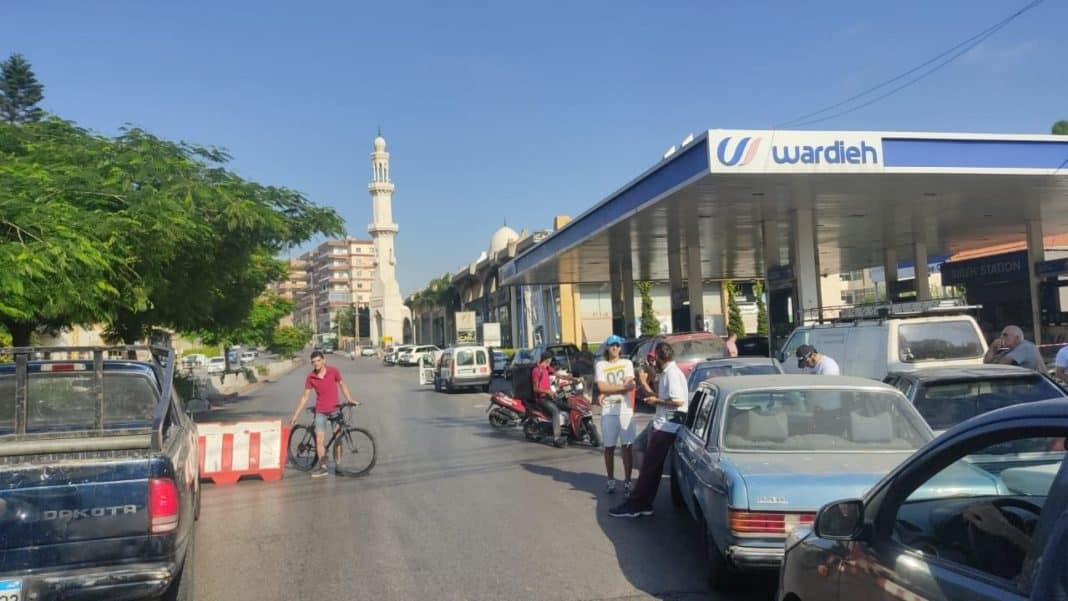 L'axe Jezzine Saïda interrompu à la circulation. Crédit Photo: NNA