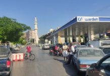 L'axe Jezzine Saïda interrompu à la circulation. Crédit Photo: NNA