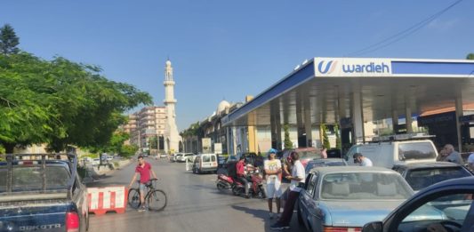 L'axe Jezzine Saïda interrompu à la circulation. Crédit Photo: NNA