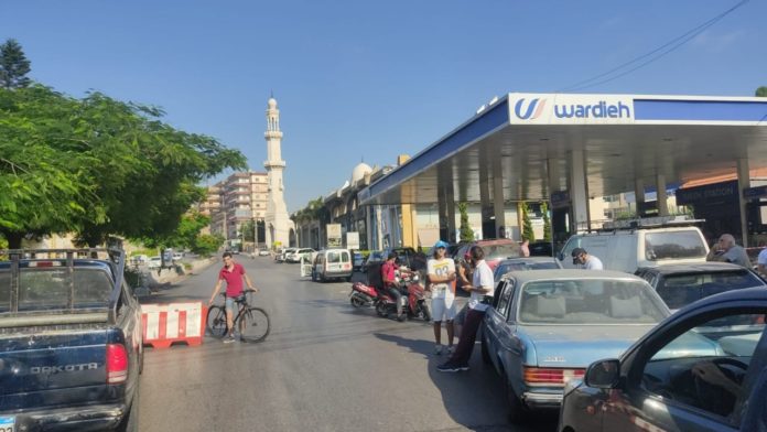 L'axe Jezzine Saïda interrompu à la circulation. Crédit Photo: NNA