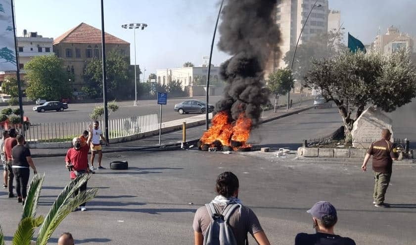 Crise: Des routes coupées à Saïda