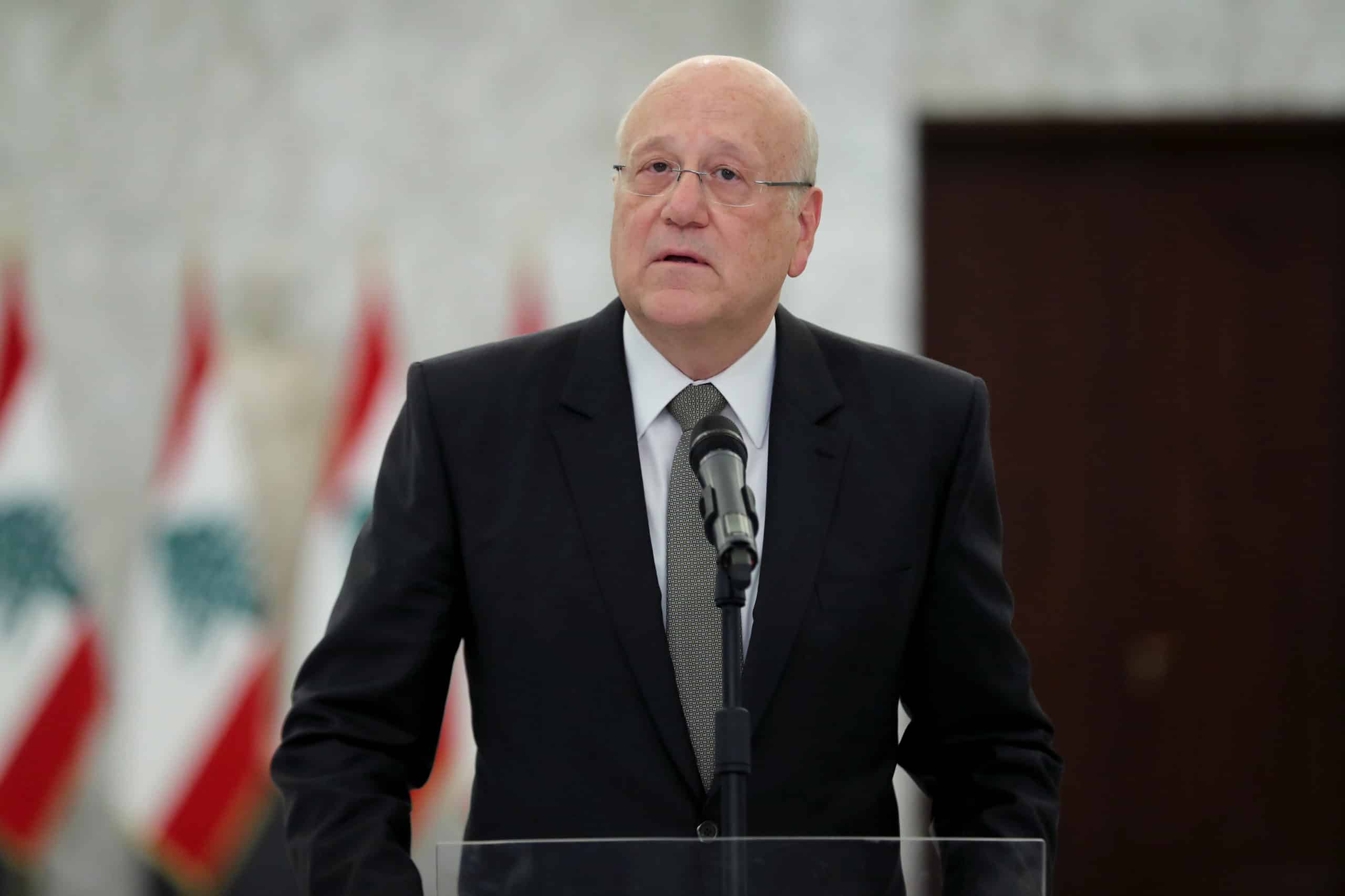 Effondrement, négociations avec le FMI et fioul iranien au menu de l'interview de Mikati sur CNN