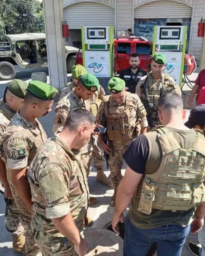 Lebanese army carburant