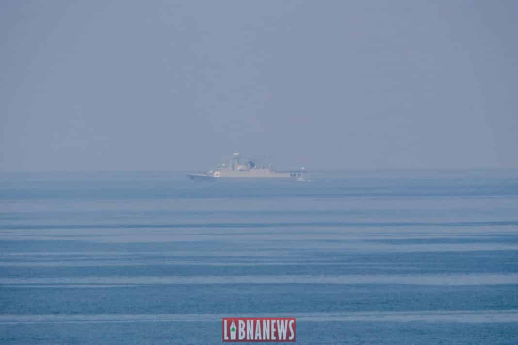 Rassemblement de cinq navires de la FINUL maritime au large des côtes libanaises