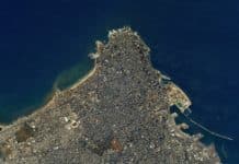 Une photo de Beyrouth prise depuis l'ISS par Thomas Pesquet