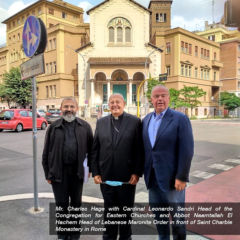 Solidarity President Charles Hage urges greater Vatican support for Lebanon. Renews call for Pope Francis’ visit to the country.