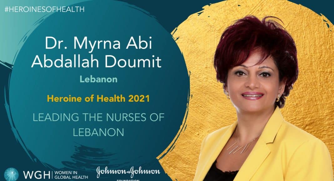 Beyond Applause: Heroines of Health 2021, Lebanon’s Dr. Myrna Abi Abdallah Doumit PhD, Recognized as a Heroine of Health at Women in Global Health Gala