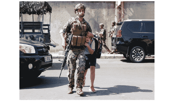 Une photo d'un soldat de l'armée libanaise parmi les photos de l'année 2021 pour Reuters