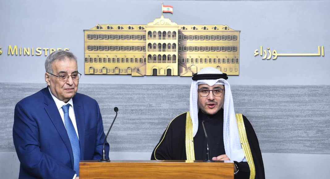 Dalati Press Conference for Kuwaiti Minister of Foreign Affairs at Grand Serail