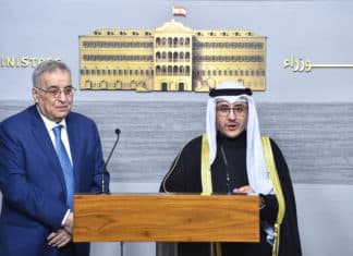 Dalati Press Conference for Kuwaiti Minister of Foreign Affairs at Grand Serail