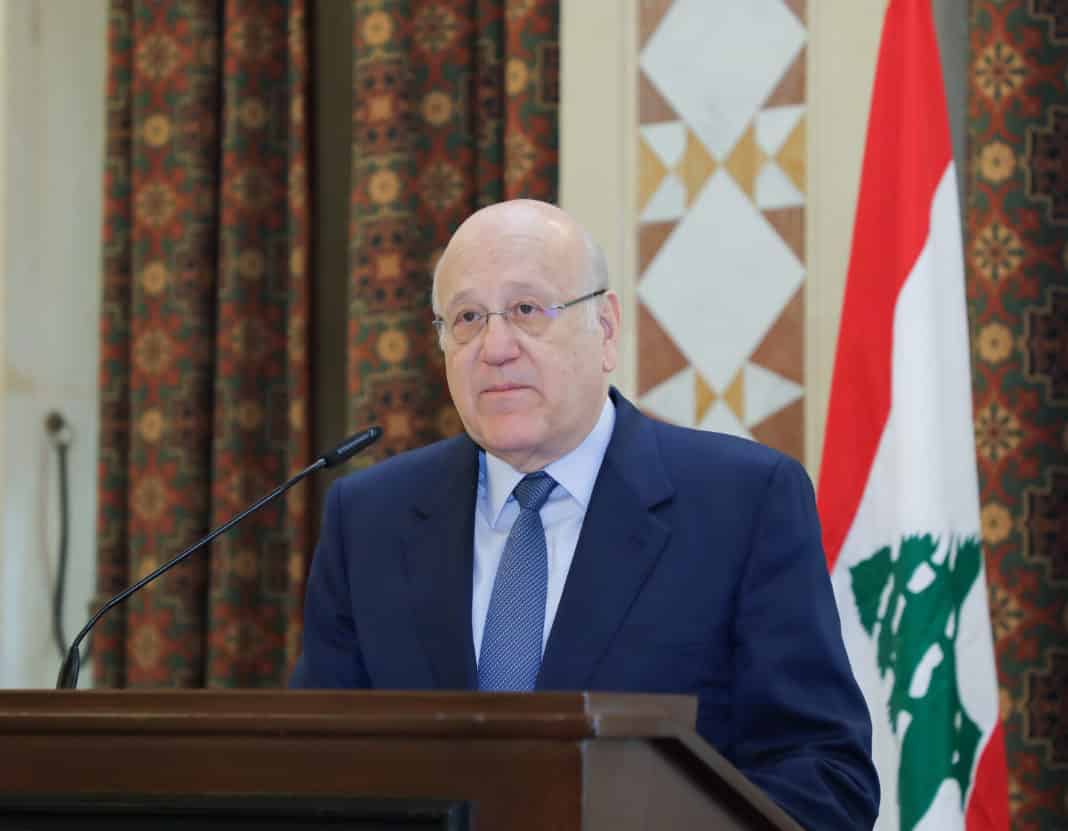 Pr Minister Najib Mikati Attends a Environment Conference at Grand Serail. Photo Crédit: Dalati & Nohra