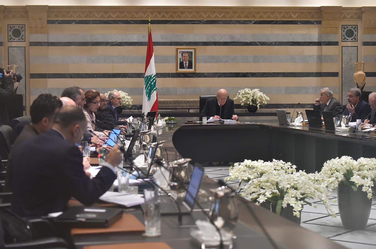 Nouvelle réunion du conseil des ministres pour examiner le budget 2022 alors que les choses se précisent Dalati Ministerial Council Lebanon