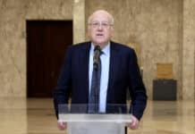 President Michel Aoun meets Pr Minister Najib Mikati
