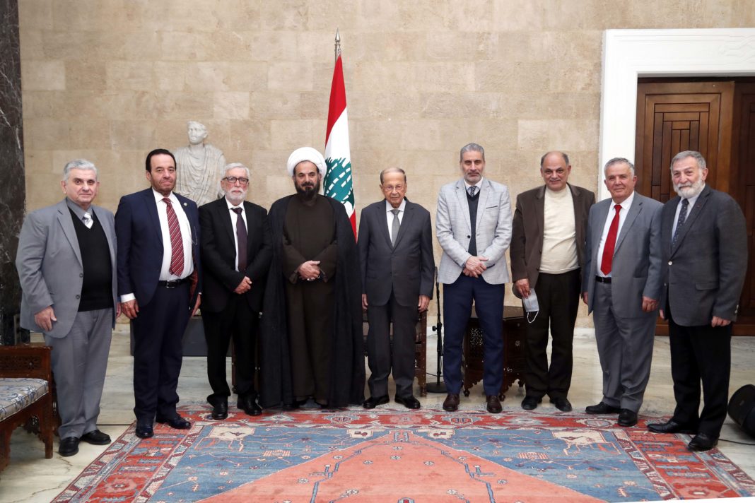 tout ce qui est dit sur la renonciation aux droits du Liban sur les frontières maritimes est faux (Michel Aoun)