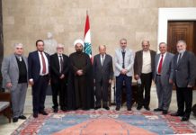 tout ce qui est dit sur la renonciation aux droits du Liban sur les frontières maritimes est faux (Michel Aoun)