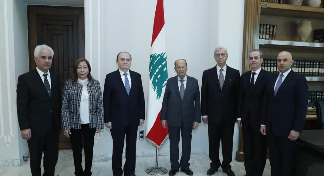 Dalati The head and members of the National Anti-Corruption Commission took the legal oath before the President Michel Aoun.