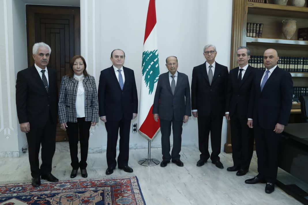 Dalati The head and members of the National Anti-Corruption Commission took the legal oath before the President Michel Aoun.