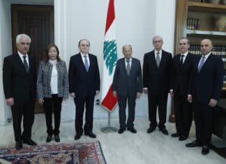 Dalati The head and members of the National Anti-Corruption Commission took the legal oath before the President Michel Aoun.