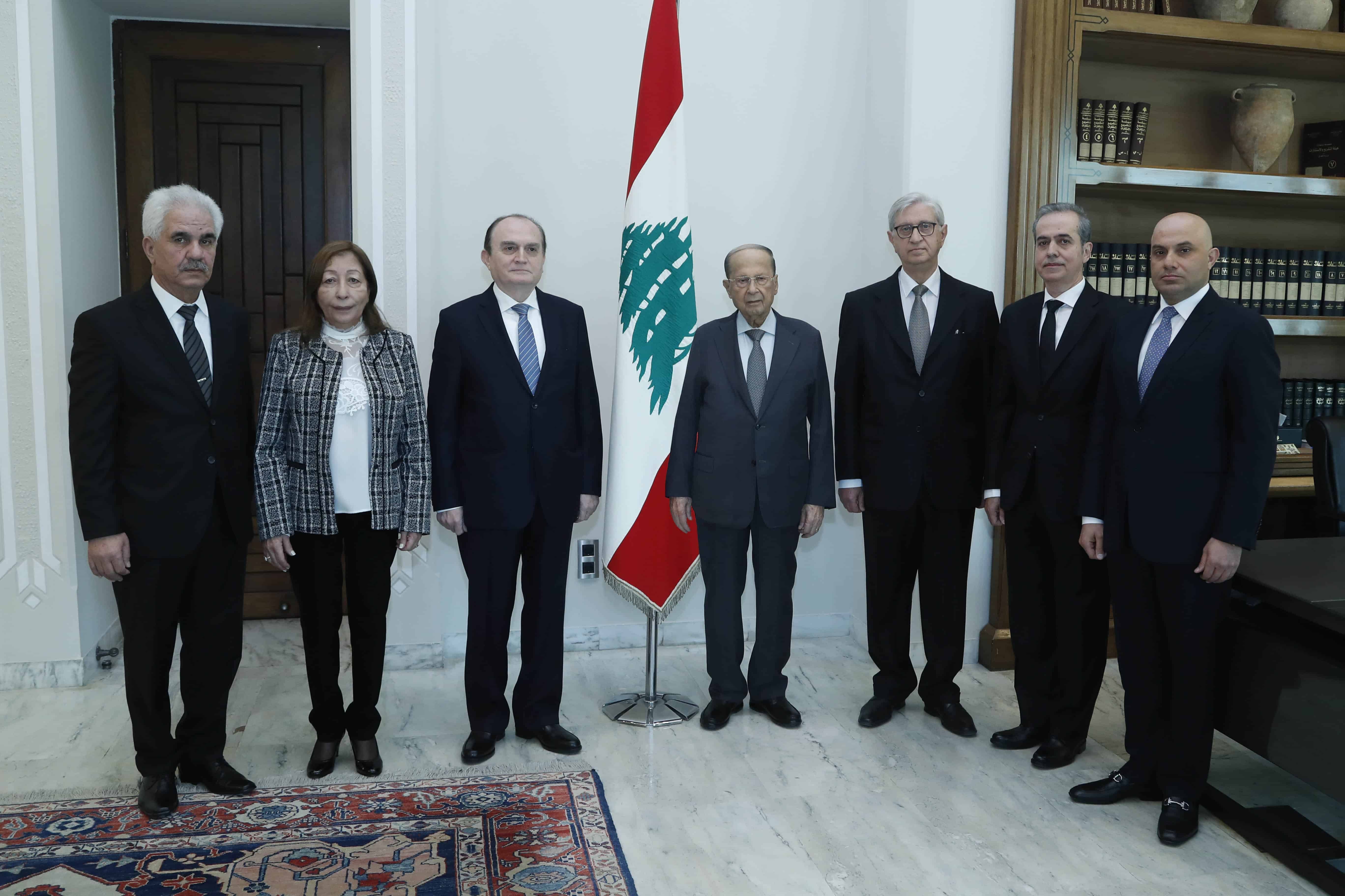Dalati The head and members of the National Anti-Corruption Commission took the legal oath before the President Michel Aoun.