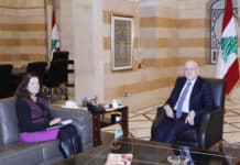 Dalati Pr Minister Najib Mikati meets US Ambassador