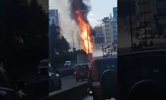 Mise à jour: Importante explosion sur l'autoroute de Zouk Mikhael