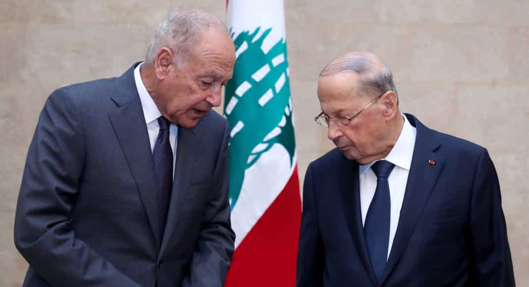 Dalati President Michel Aoun meets Mr Ahmad Abou el Gheit