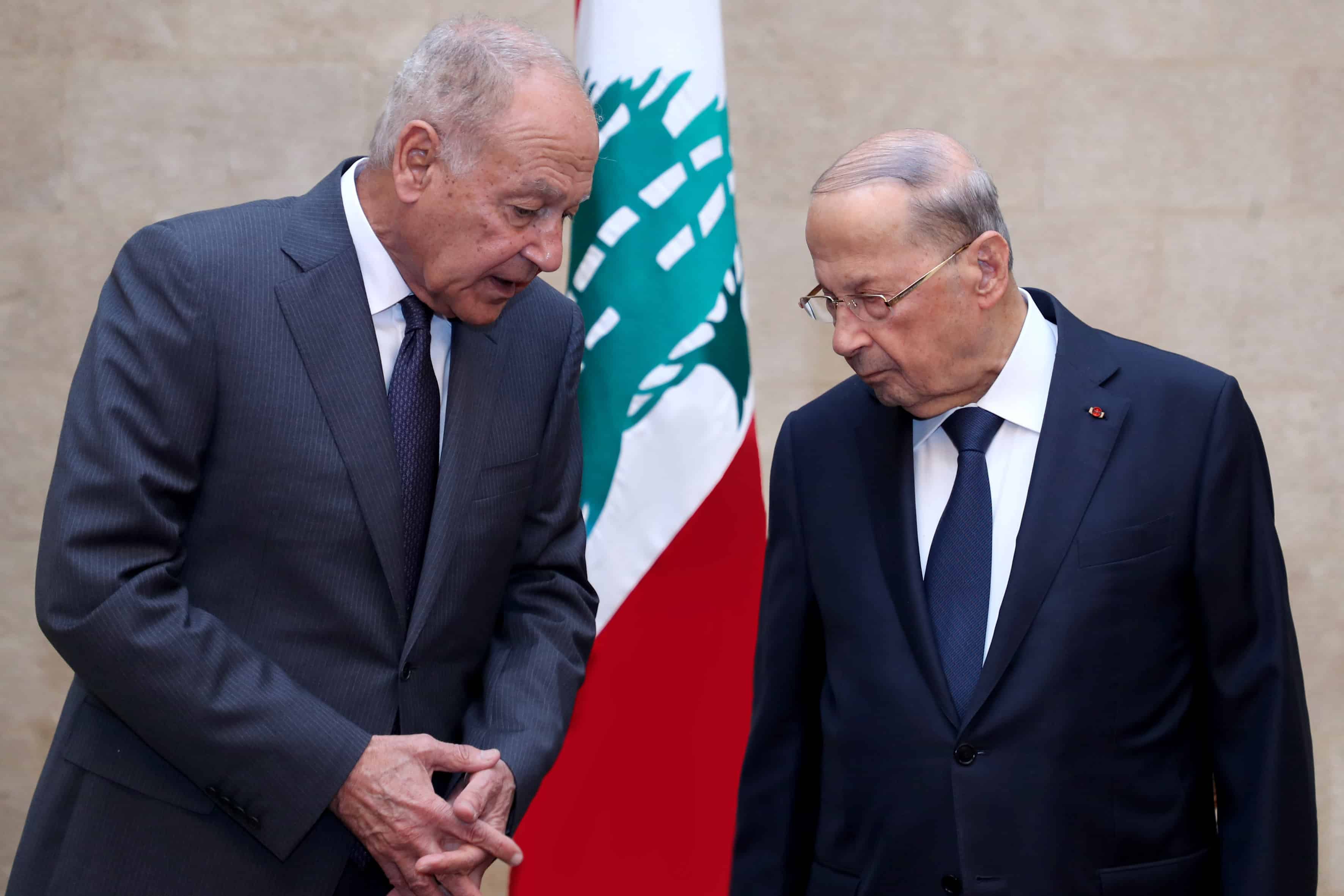 Dalati President Michel Aoun meets Mr Ahmad Abou el Gheit