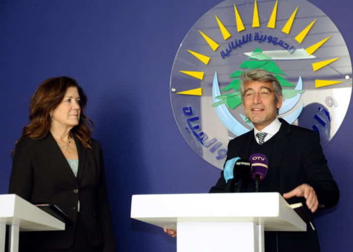 Minister Walid Fayad meets US AMBASSADOR