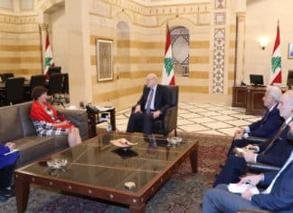 Wronecka depuis le Grand Sérail : Je présenterai un rapport sur le Liban lors de la séance du Conseil de sécurité de l’ONU prévue le 17 mars