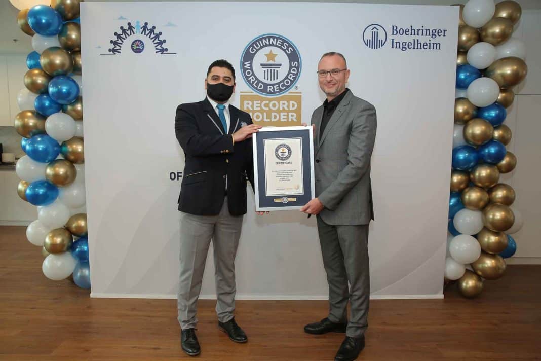Boehringer Ingelheim Breaks Guinness World Records™ title In Solidarity with Rare Disease Patients Around the World