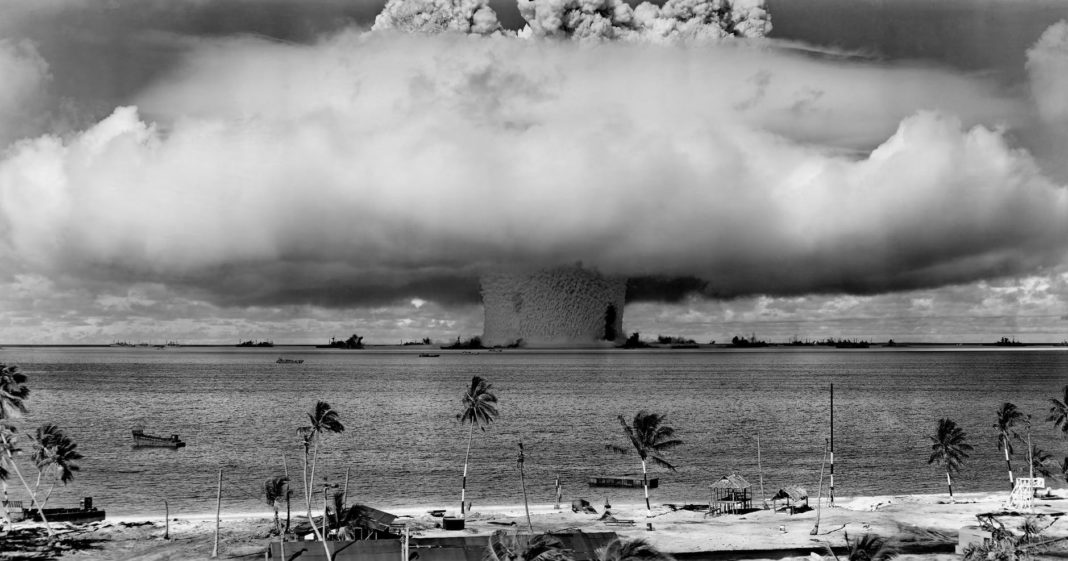 nuclear-weapons-test-nuclear-weapon-weapons-test-explosion-73909 grayscale photo of explosion on the beach