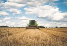 green tractor