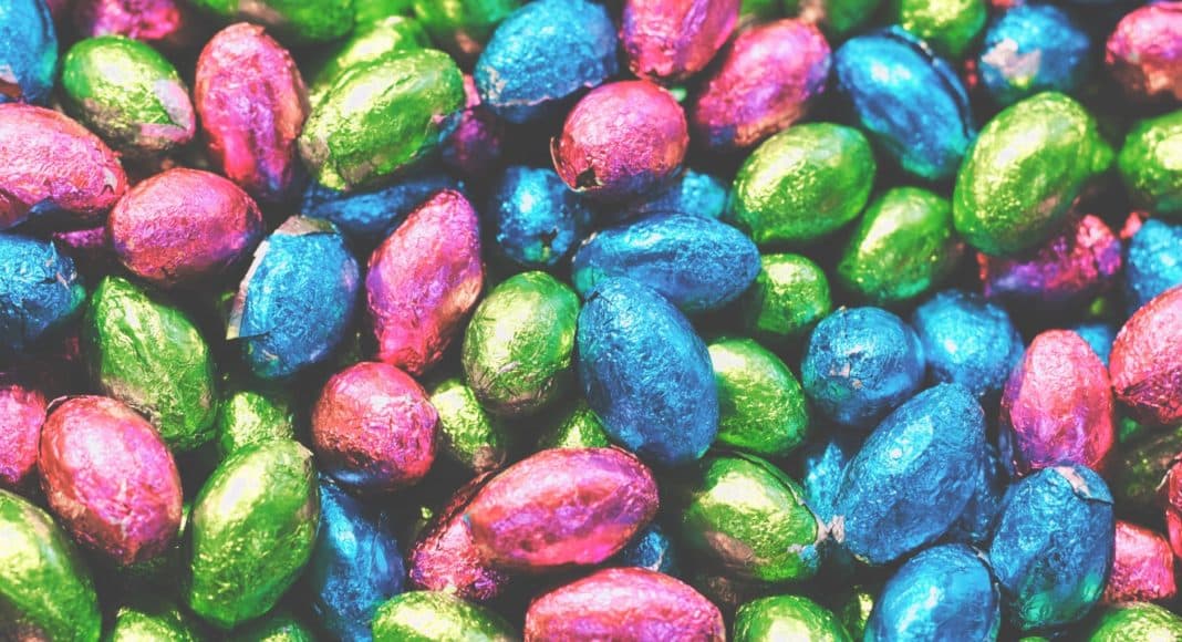 multicolored candies