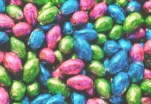 multicolored candies