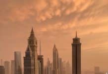 view on dubai main streets