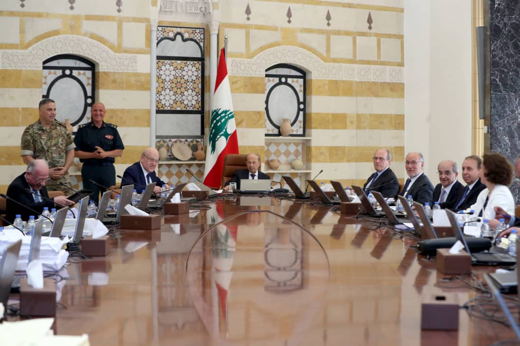 Le gouvernement Mikati III se réunit une dernière fois à Baabda