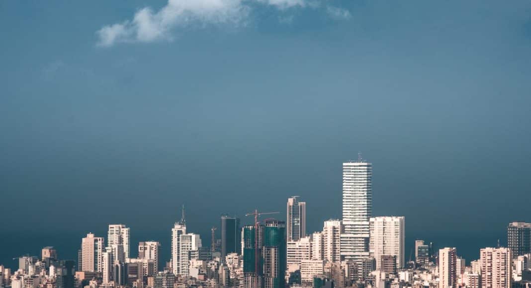 beirut skyline under blue sky