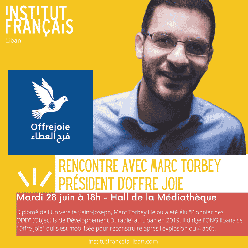 PRINTEMPS DE LA MEDIATHEQUE I RENCONTRE AVEC MARC TORBEY, PRESIDENT OFFRE JOIE 28 juin – 18h