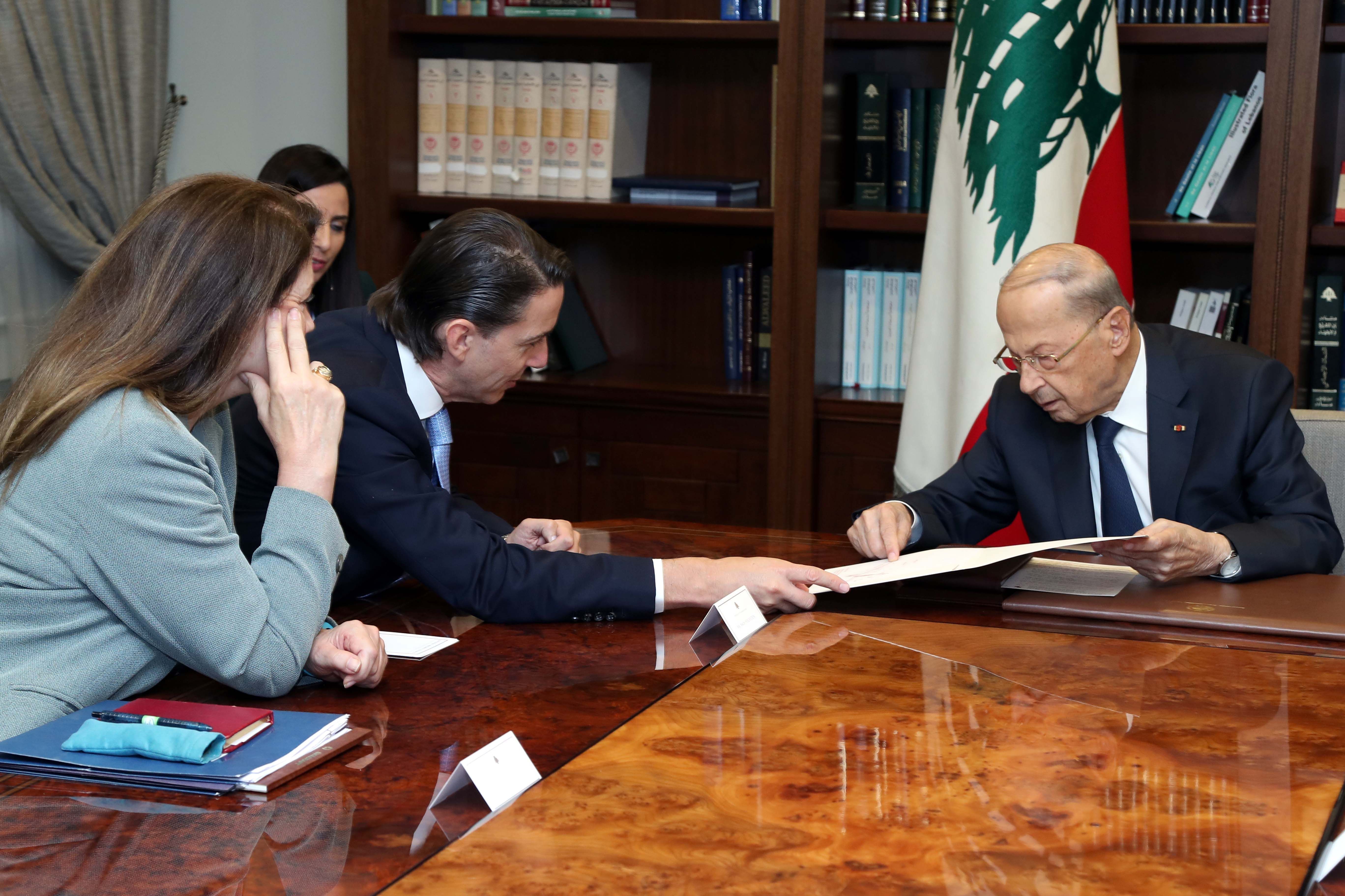 Amos Hochstein à la rencontre du Président Aoun, du premier ministre Najib Mikati et du président de la chambre Nabih Berri