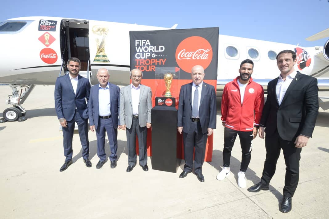 2022 FIFA World Cup™ Trophy Tour by Coca-Cola arrives in Lebanon