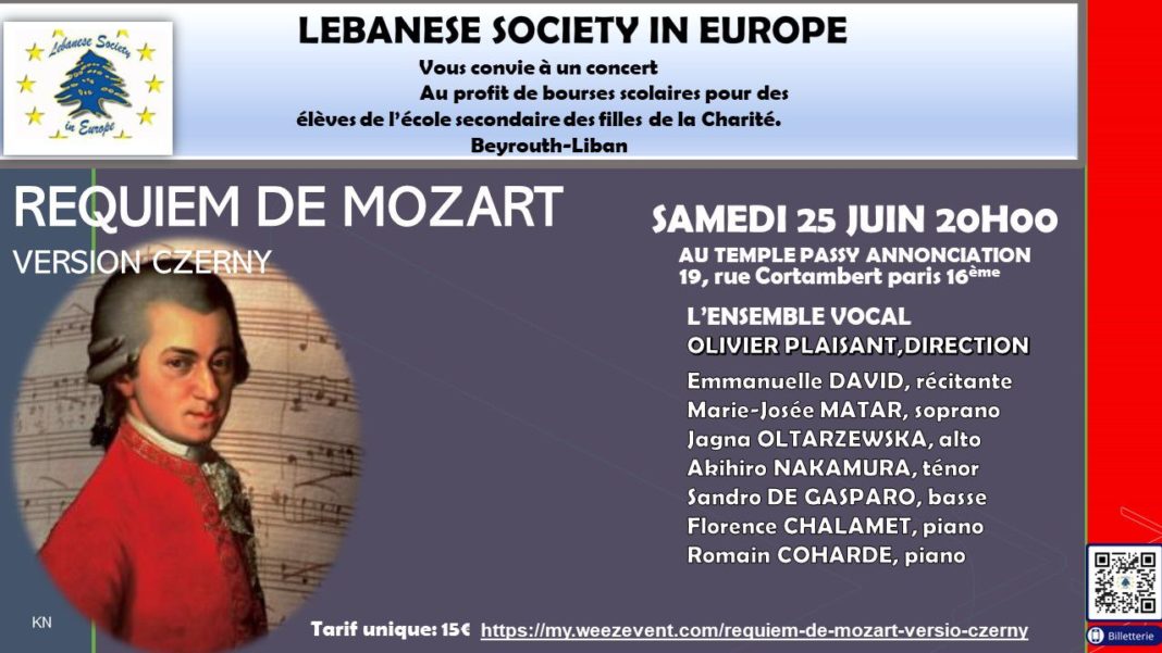 Concert caritatif au profit de bourses scolaires