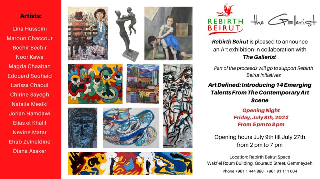 Rebirth Beirut new exhibition: A Tribute to Modern and contemporary art